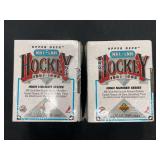 1991-92 Upper Deck NHL Hockey High Number Series Sealed Box Lot of 2