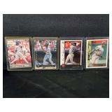 Ken Griffey Jr. Seattle Mariners Baseball Cards Lot of 4 (Fleer Ultra, Bowman, Front Row)