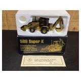 1/35 Case 580 Super K Backhoe Gold NIB Conrad