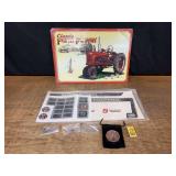 (8) Sign, Decals, Pins, Medallion, Bag
