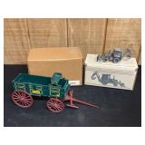 (2) John Deere Wagon + Backhoe NIB