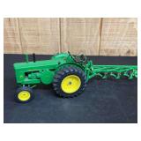 (2) 1/16 John Deere 80 + Plow Ertl