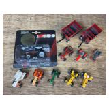 (11) 1/64 Tractors + Wagons