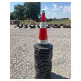 Stackable Traffic Cone with Heavy Base