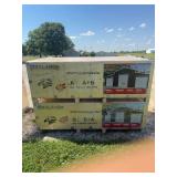 SDLANCH 42Ft x 30Ft Triple Garage Metal Shed