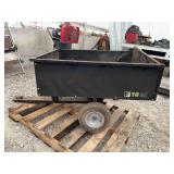 PreciseFit 10 Cu. Ft. Steel Lawn and Garden Utility Trailer Dump Cart Model DC0001-N