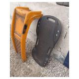 Automotive Shop Bundle Including Plastic Mechanic Creeper and Steel Vehicle Ramps