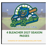 Decatur Bean Baller Season Tickets