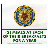 Breakfast for a Year at the American Legion
