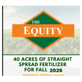 40 Acres of Stright Spread Fertilizer