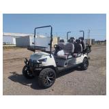 HQ100 Electric Golf Cart Utility Vehicle with 60V100AH Battery and 14-Inch Off-Road Tires - Assembled