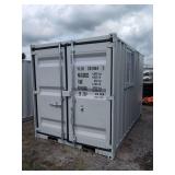 11’ Custom Modified Shipping Container with Side Door and Window