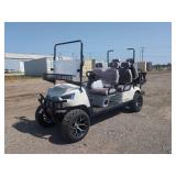 HQ100 Electric Golf Cart Utility Vehicle with 60V100AH Battery and 14-Inch Off-Road Tires - Assembled