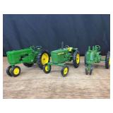 (3) 1/16 John Deere Tractors Ertl