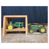 (2) 1/16 John Deere A + 2040 Ertl