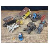 (4) Cast Toys