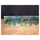 (2) 1/43 John Deere 4230 NFTS NIB Ertl