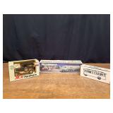 (3) Hess Truck, Trolley Bank, Truck Bank