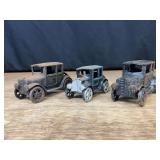 (3) Cast Cars