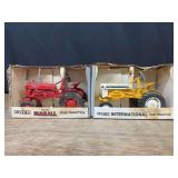 (2) 1/16 Farmall + IH Cub Ertl