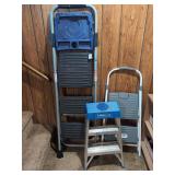 Assorted Step Ladders - Werner and Cosco Lot of Four