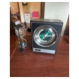Howard Miller World Time Desk Clock with Hourglass