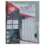 SDLGCSS Galvanized Corrugated Steel Plates 50 Sheets Set