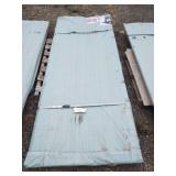 SDLGCSS Galvanized Corrugated Steel Plates 50 Sheets Set