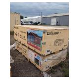 SDLANCH 25'x45' All Steel Carport Double Garage Metal Shed Kit