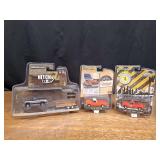 (3) 1/64 Trucks NIB Green Light