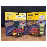 (2) 1/64 New Holland Balers NIB Ertl