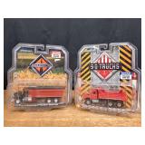 (2) 1/64 Trucks NIB Green Light