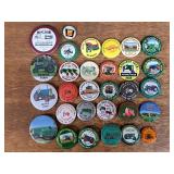 (30) Oliver + Hart-Parr Tractor Show Buttons