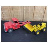 (2) John Deere Wheel Loader + Tonka Truck