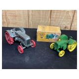 (2) 1/16 John Deere D + Case L  Ertl