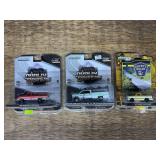 (3) 1/64 Trucks NIB Green Light