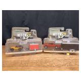 (2) 1/64 Jeep + Ram with Trailers NIB Green Light
