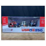 1/64 Steiger Panther, Case 1570, Magnum 180 Stars + Stripes USA 250 Set NIB Ertl