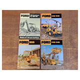(4) Ford Industrial Backhoe Sales Literature