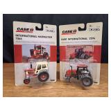 (2) 1/64 IH 1066 + Case-IH 2594 NIB Ertl