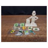 (11) Oliver Pins + Paperweight