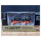 1/64 Case 970 + 1070 Black Knight Set Prestige NIB Ertl
