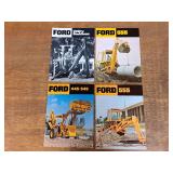 (4) Ford Industrial Backhoe Sales Literature