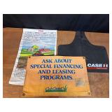 (3) Case-IH Mud Flaps, Calendar, Cub Cadet Banner