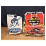 (2) 1/64 Ford Trucks NIB Green Light