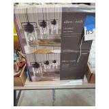 Allen + Roth Vallymede Mini Pendant Light Fixtures, 2 Boxes