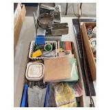 Box Lot of Electrical Boxes, Fasteners, and Hardware