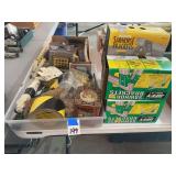 Assorted Hardware, Brackets, and Workshop Supplies Lot