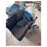 Assorted Plastic Storage Bins and Stackable Totes Group