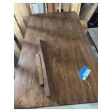 Wooden Dining Table 40x71 Inches with Tapered Legs